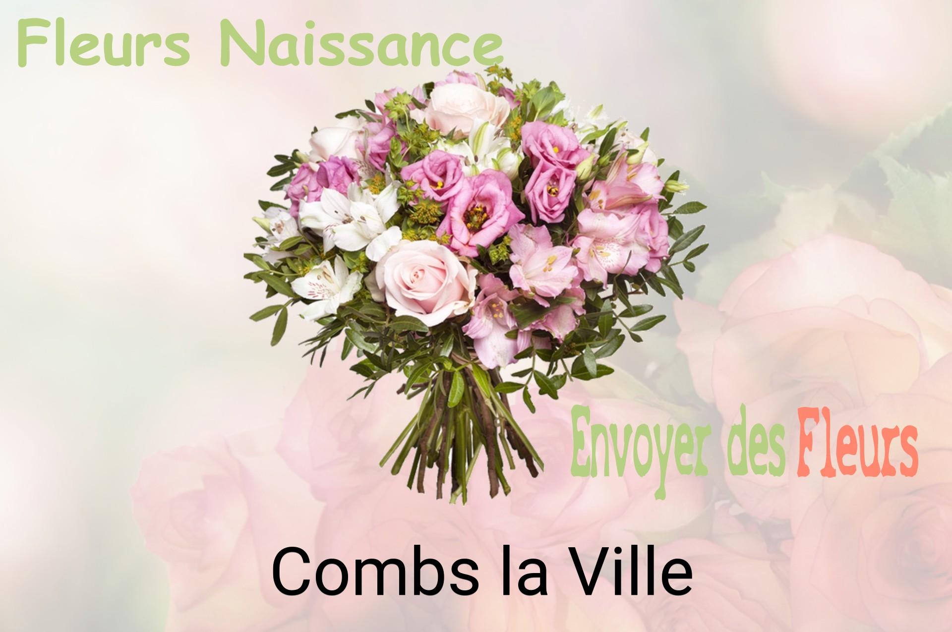 Bouquet de fleurs de naissance livré à Combs-la-Ville